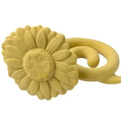 Natruba Sunflower 12.5cm Rubber Teether Baby 0m+ Sensory Teething Toy Yellow - cutbabycare.com | baby boutique & care hub* Discount