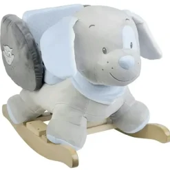 Shop All|Nattou Rocker Soft Cushioned Toby The Dog Baby 10-36m w/Wooden Base 32x62cm - cutbabycare.com | baby boutique & care hub
