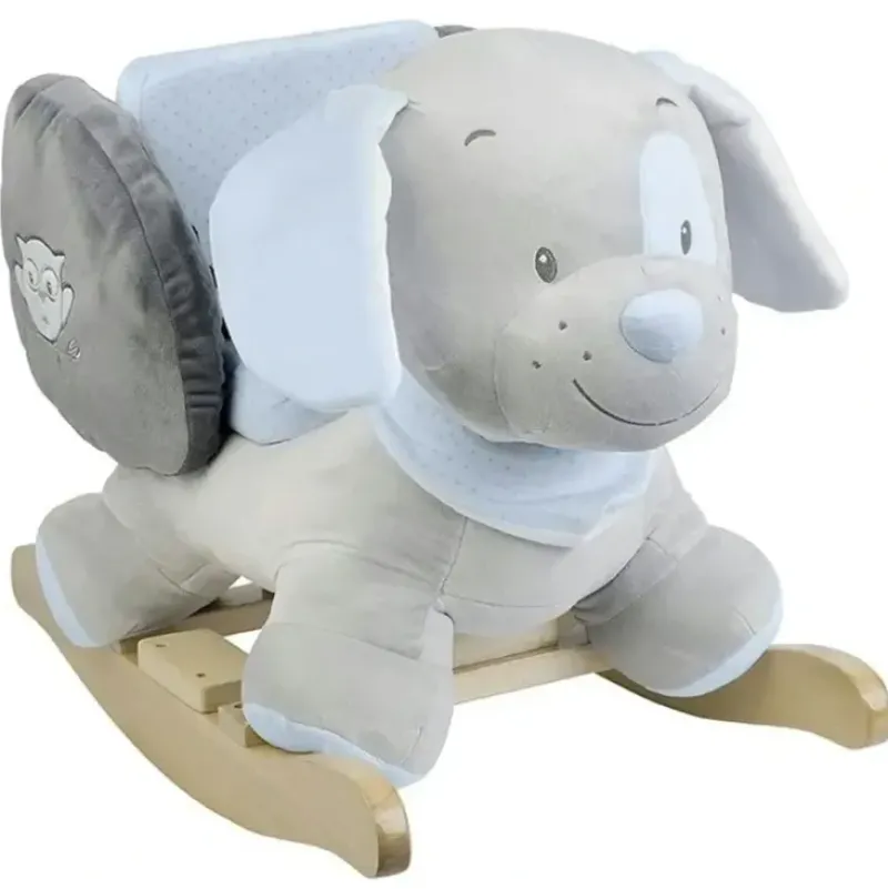 Shop All|Nattou Rocker Soft Cushioned Toby The Dog Baby 10-36m w/Wooden Base 32x62cm - cutbabycare.com | baby boutique & care hub