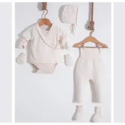 Nipperland - Baby Knitted Coming Home Set Cream - cutbabycare.com | baby boutique & care hub* Store