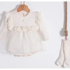 Nipperland - Baby Knitted Special Lace Cream - cutbabycare.com | baby boutique & care hub* Best Sale