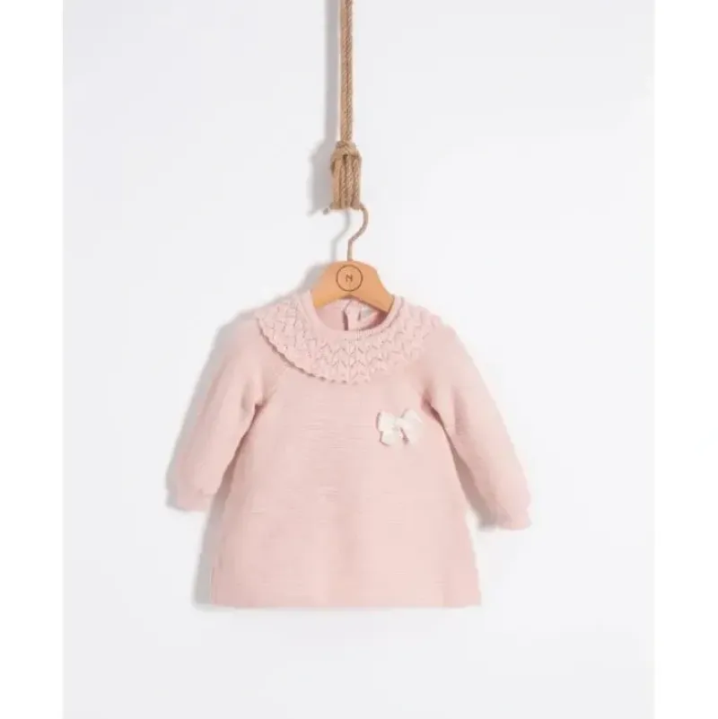 Shop All|Nipperland - Baby Knitted Baby Girl Dress Pink - cutbabycare.com | baby boutique & care hub