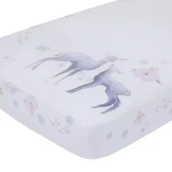 Nojo Crib Sheet - Watercolor Deer - cutbabycare.com | baby boutique & care hub* Online