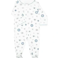 Noomie - Baby Boy Zipper Footie Evil Eye - cutbabycare.com | baby boutique & care hub* New