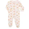 Noomie - Baby Girl Zipper Footie Peaches - cutbabycare.com | baby boutique & care hub* Shop