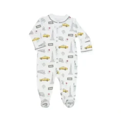 Noomie - Baby Neutral Zipper Footie New York - cutbabycare.com | baby boutique & care hub* Clearance