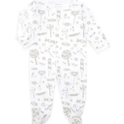 Noomie - Snap Footie, Gold Lollipops - cutbabycare.com | baby boutique & care hub* Clearance