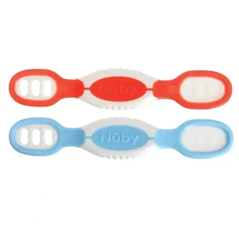 Nuby - Dip & Scoop Spoons, 2 Pack, Boy - cutbabycare.com | baby boutique & care hub* Cheap