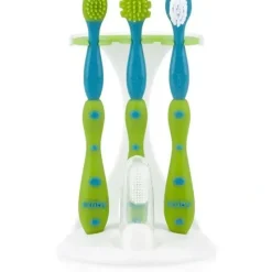 Nuby - Dr Talbots 4 Pc Tooth & Gum Care Set, Aqua/Green - cutbabycare.com | baby boutique & care hub* Online