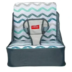 Shop All|Nuby - Fabric Collapsible Booster Seat With Straps, Chevron - cutbabycare.com | baby boutique & care hub