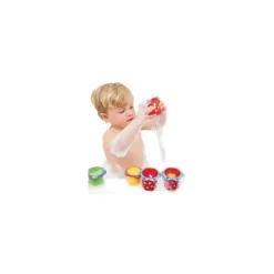 Nuby 5 Pk Stackable Bath Cups - cutbabycare.com | baby boutique & care hub* Flash Sale