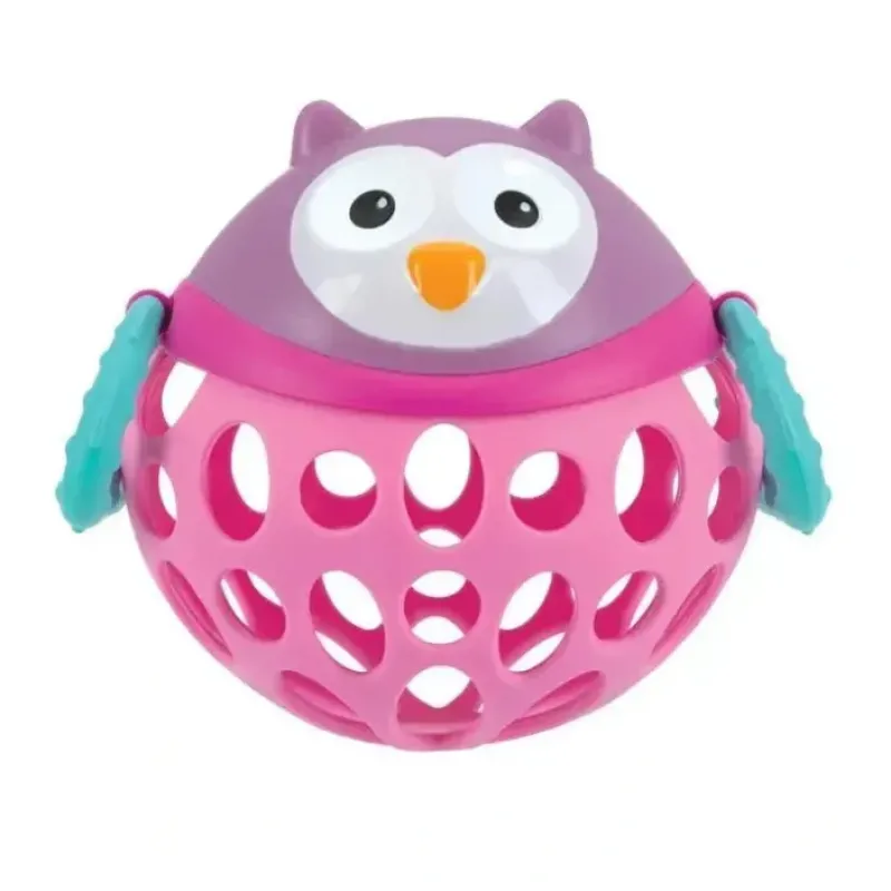 Nuby - Silly Shakers Animal Rattle Toy, Owl - cutbabycare.com | baby boutique & care hub* Hot