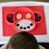 Nuby - Sure Grip Mini Silicone Placemat, Red Monkey - cutbabycare.com | baby boutique & care hub* Flash Sale