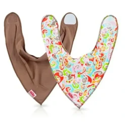 Nuby Baby/Infant Reversible Bandana Drool/Feeding Cloth Bib Girl 0m+ Assorted - cutbabycare.com | baby boutique & care hub* Store