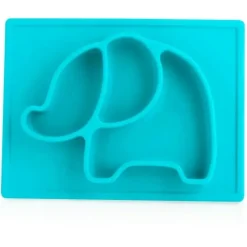 Shop All|Nuby Baby/Kids Animal Placemat Non-Slip Silicon Food Section Plate 6m+ Assorted - cutbabycare.com | baby boutique & care hub