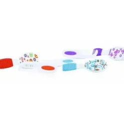Nuby Hard & Soft Comb & Brush Set - Colors May Vary - cutbabycare.com | baby boutique & care hub* Shop
