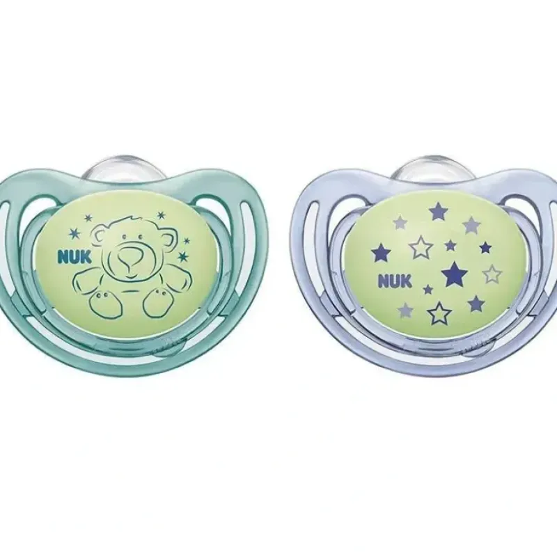 Nuk - 2 Pk Pacifier Airflow Glow In Dark, Boy, Size 2 - cutbabycare.com | baby boutique & care hub* Discount
