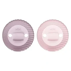 NUK - For Nature 2Pk Girl Silicone Soother 2-in-1, 0/12M - cutbabycare.com | baby boutique & care hub* Best Sale