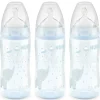 Nuk - 10Oz Smooth Flow Anti-Colic Bottle, Blue Elephant 3Pk - cutbabycare.com | baby boutique & care hub* Shop
