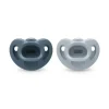 Nuk - 2Pk Girl Comfy 100% Silicone Pacifier, 0/6M, Midnight Mist - cutbabycare.com | baby boutique & care hub* Cheap