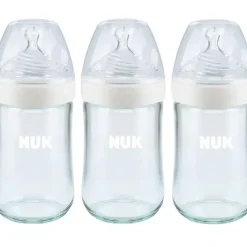 NUK - 3Pk Simply Natural Glass Bottles, 8 Oz - cutbabycare.com | baby boutique & care hub* Shop