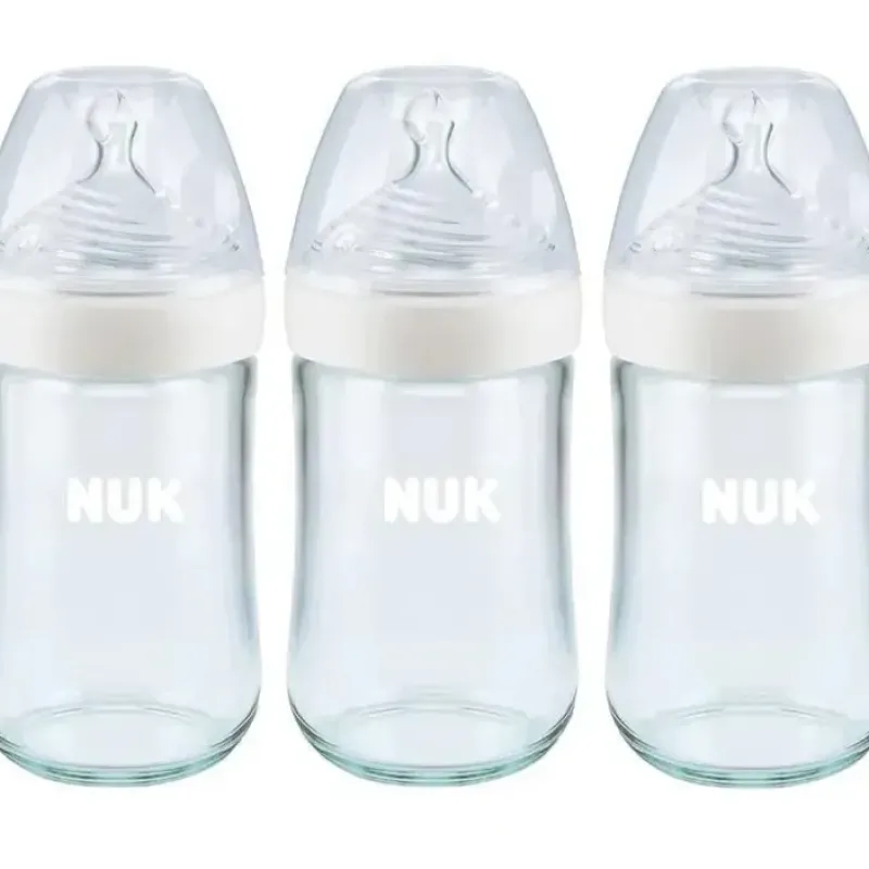 NUK - 3Pk Simply Natural Glass Bottles, 8 Oz - cutbabycare.com | baby boutique & care hub* Shop