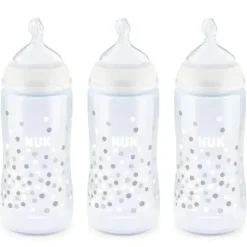 Nuk - 2Pk Smooth Flow Anti-Colic Baby Bottle with SafeTemp - cutbabycare.com | baby boutique & care hub* Online
