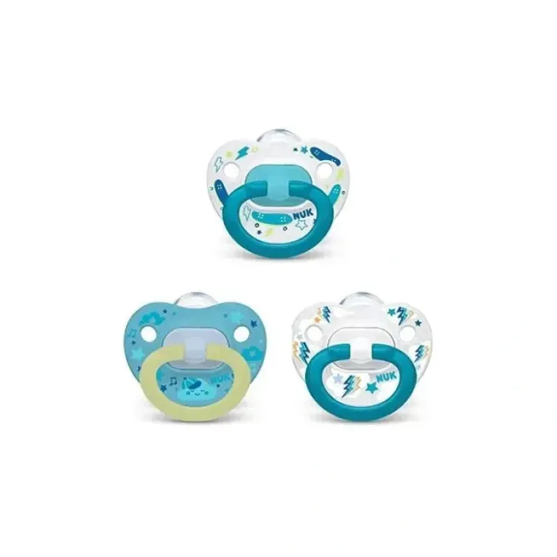 Nuk Pacifier Assorted Size 6-18 Months Value 3 Pack - cutbabycare.com | baby boutique & care hub* Store