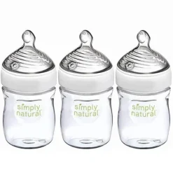 Nuk Simply Natural Bottle 5Oz 3Pk - Slow Flow - cutbabycare.com | baby boutique & care hub* New