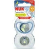 NUK Space Baby Dummy 0-6m, With Extra Ventilation, BPA-Free Silicone, 2 Pack - Assorted - cutbabycare.com | baby boutique & care hub* Online
