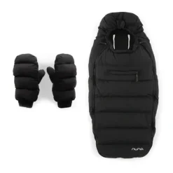 Nuna - Winter Stroller Set, Footmuff and Gloves - Caviar - cutbabycare.com | baby boutique & care hub* Fashion