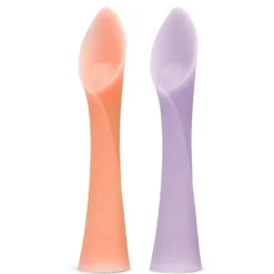 Ola Baby - 100% Silicone Soft-Tip Training Spoon for Baby Led Weaning, 2pack, Coral/Lilac - cutbabycare.com | baby boutique & care hub* Fashion