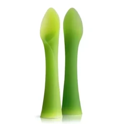 Ola Baby - Baby Training Spoons, Green (Set of 2) - cutbabycare.com | baby boutique & care hub* New