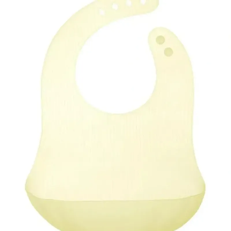 Ola Baby - Fold N Go Silicone Baby Waterproof Bib with Travel Case, Lemon - cutbabycare.com | baby boutique & care hub* Sale