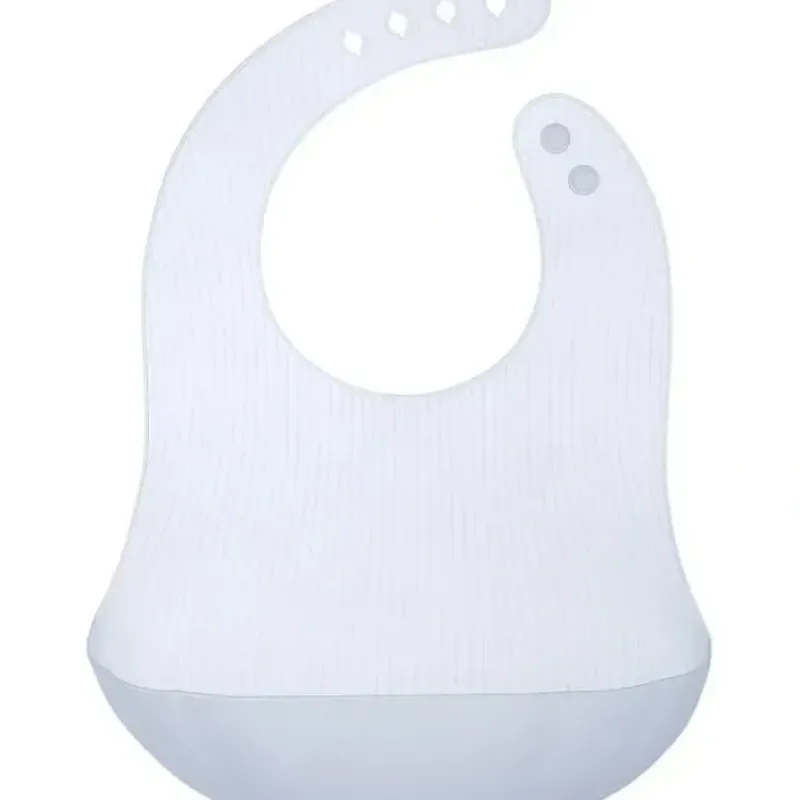 Ola Baby - Fold N Go Silicone Baby Waterproof Bib with Travel Case, Blueberry - cutbabycare.com | baby boutique & care hub* Clearance