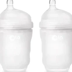 Ola Baby - 8Oz 2Pk Baby Neutral Gentle Bottle, Frost - cutbabycare.com | baby boutique & care hub* Flash Sale