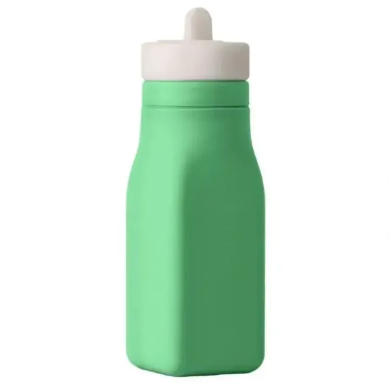 OmieBox - Leak-Proof Silicone Water Bottle, Green - cutbabycare.com | baby boutique & care hub* Online