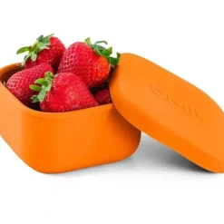 OmieBox - Silicone Leakproof Snack Containers To Go, Orange - cutbabycare.com | baby boutique & care hub* Outlet