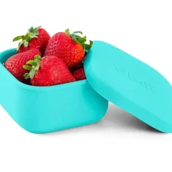 OmieBox - Silicone Leakproof Snack Containers To Go, Teal - cutbabycare.com | baby boutique & care hub* Cheap