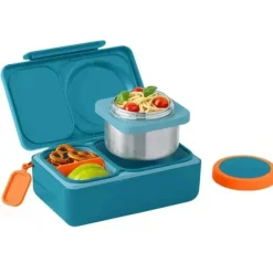 OmieBox - Up Carton Bento Box, Teal Green - cutbabycare.com | baby boutique & care hub* Sale