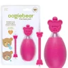 Oogiebear - Baby Bear Pair Nasal Aspirator with Booger Picker and Ear Cleaner, Raspberry Pink - cutbabycare.com | baby boutique & care hub* Best Sale