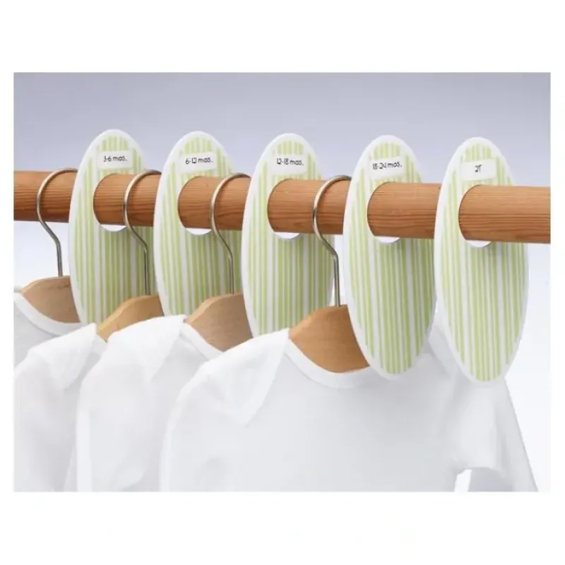 Ore Originals Children's Closet Rod Dividers, Green Stripes - cutbabycare.com | baby boutique & care hub* Best Sale
