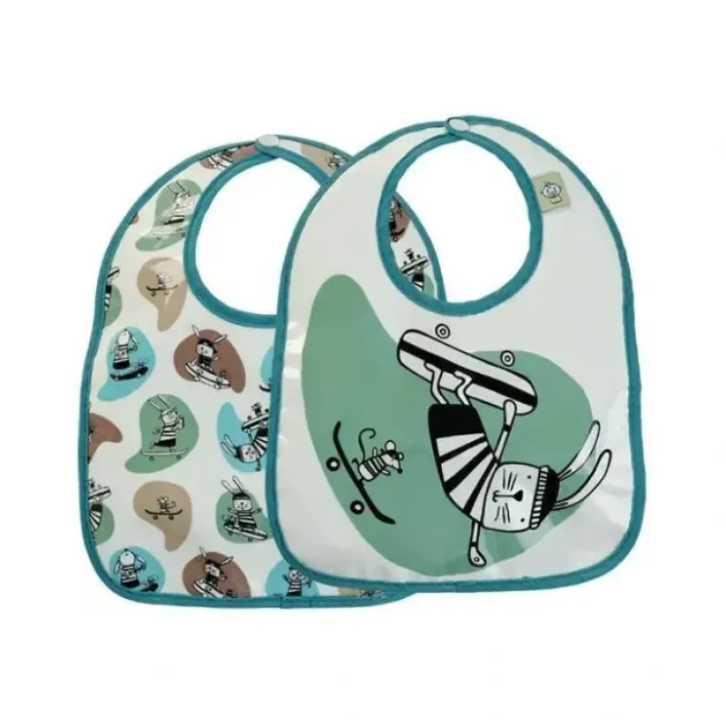 Ore' Originals Ryder the Rabbit Mini Bib Gift Set, 2-Pack - cutbabycare.com | baby boutique & care hub* Shop