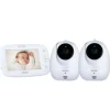 Oricom Secure SC745 Digital Video Baby Monitor with Motorised Pan Tilt Camera Twin Pack (SC745-2) - cutbabycare.com | baby boutique & care hub* Clearance