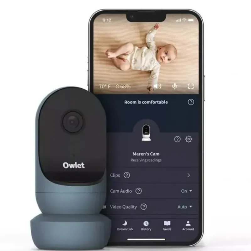 Owlet - Baby Smart Monitor Cam 2, Bedtime Blue - cutbabycare.com | baby boutique & care hub* Sale