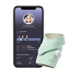Owlet - Dream Sock Monitor, Mint - cutbabycare.com | baby boutique & care hub* Sale