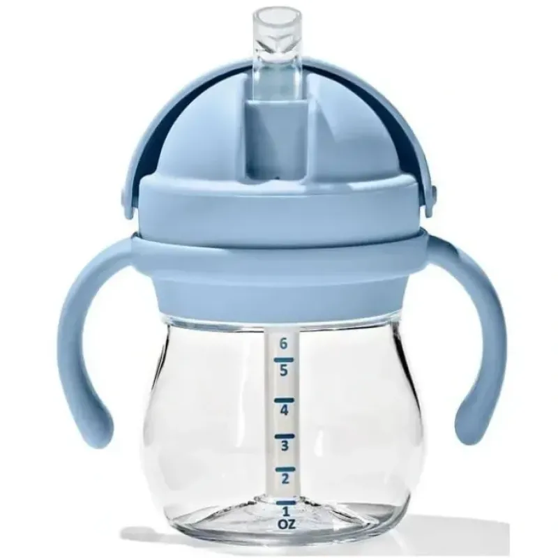 Oxo - 6 Oz Tot Transitions Straw Cup with Removable Handles, Dusk - cutbabycare.com | baby boutique & care hub* New