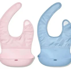 Oxo - 2Pk Tot Roll Up BiB, Blossom and Dusk - cutbabycare.com | baby boutique & care hub* Shop