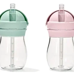Oxo - 2Pk Tot Transitions Straw Cup 9 Oz, Opal/Blossom - cutbabycare.com | baby boutique & care hub* Sale
