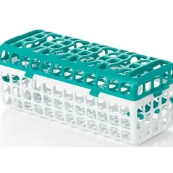 Oxo - Tot Dishwasher Basket for Bottle Parts & Accessories, Teal - cutbabycare.com | baby boutique & care hub* Best